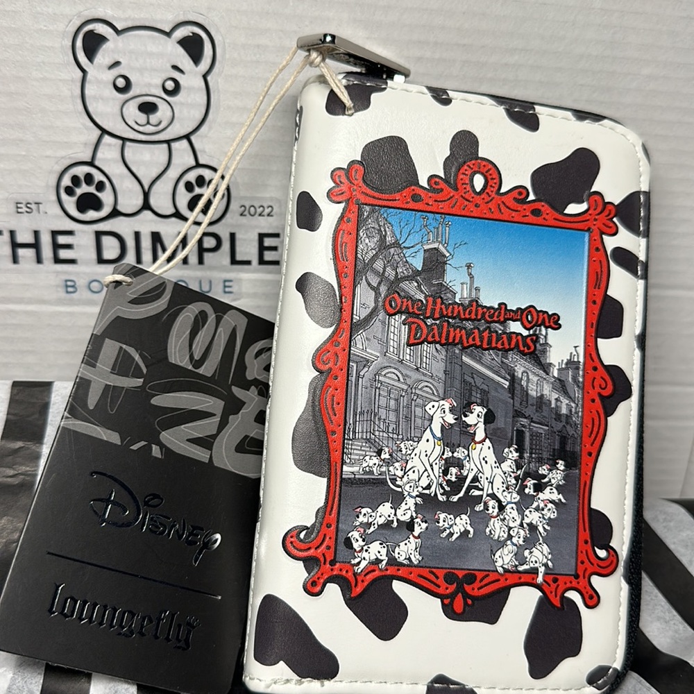 Loungefly Disney Classic Books 101 Dalmatians Book Zip-Around Wallet